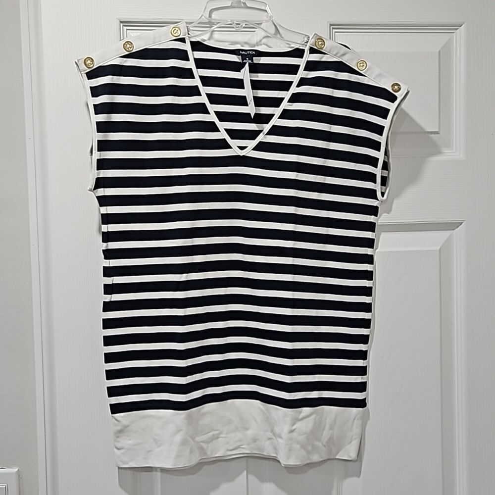 Nautical Sleeveless Top